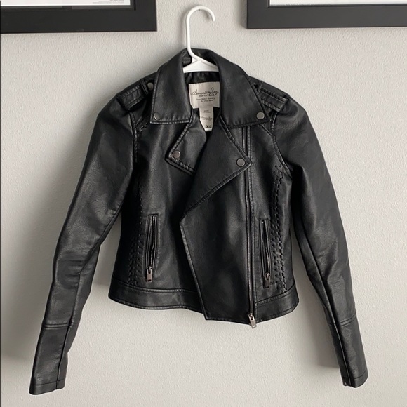 Black American Rag leather jacket - Picture 1 of 4